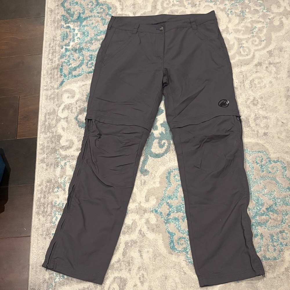 Mammut Convertible Track Pants in Dark Gray